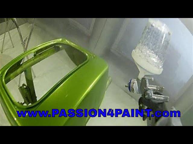 Part 2 - Vespa Px 125 Repaint in Hulk Green Pearl Clearcoat Stage