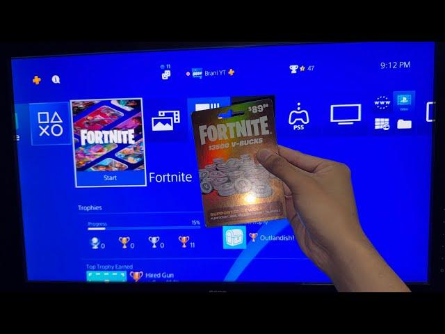 HOW TO REDEEM FORTNITE V-BUCKS CODE ON PLAYSTATION IN 2025! (PS4, PS5)