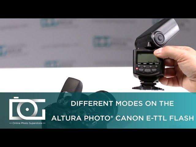 TUTORIAL | Modes Settings On E-TTL Flash for CANON (AP-C1001) | By Altura Photo®