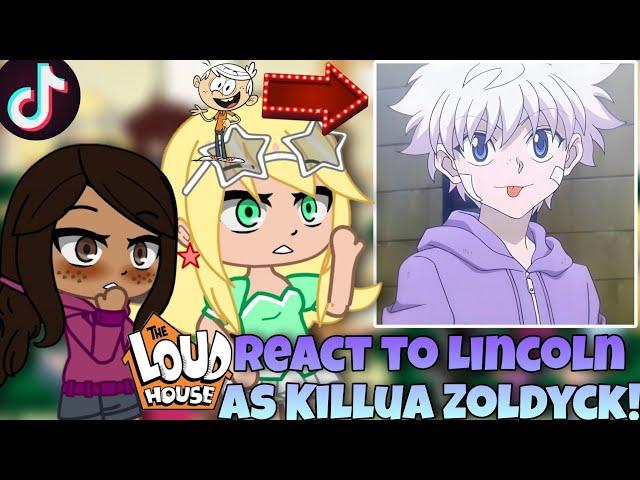 The Loud House react to Lincoln as Killua Zoldyck! | Gacha Club