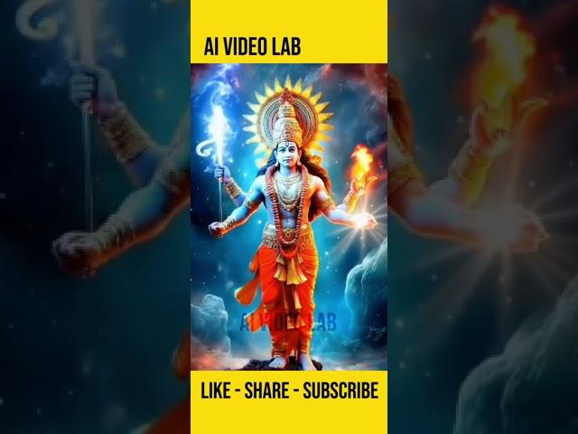 AI Meets Mythology: Lord Vishnu AI Animation #lordvishnu #AIAnimation #MythologyInMotion #AIvideolab