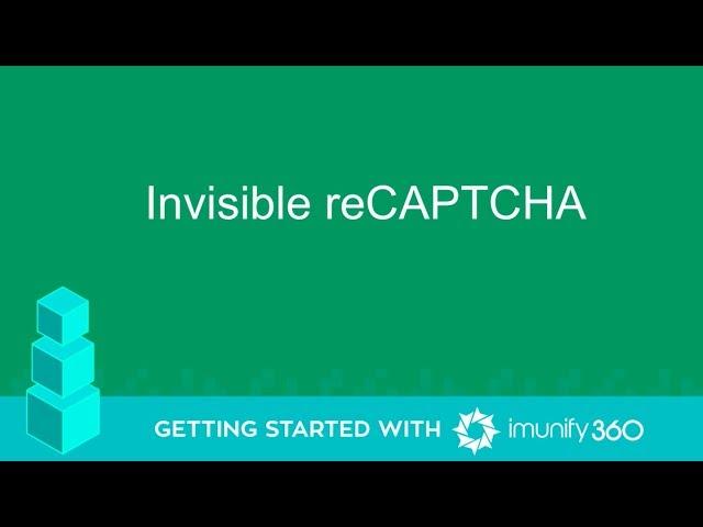 Invisible reCAPTCHA