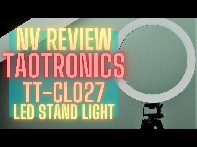 NV Review - The TaoTronics TT-CL027 12"Tri-Colour Ring Light