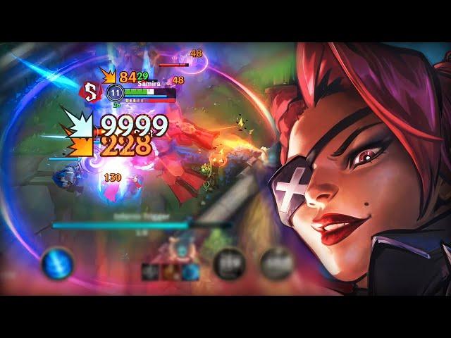 Soul Fighter Samira Gameplay (27 Kills) - Build & Runes - Wild Rift