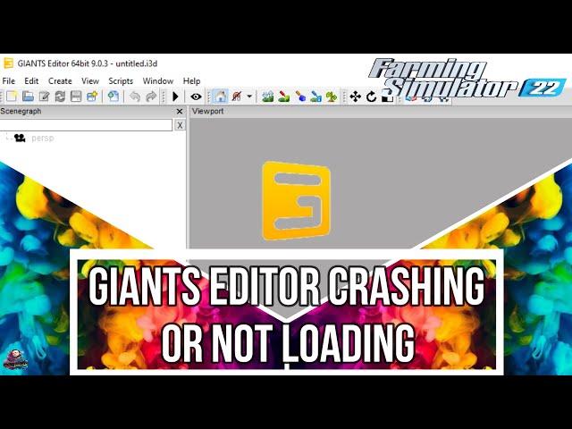 Giants Editor not loading or Crashing FIX, Farming Simulator 22. Tutorial