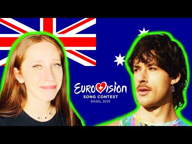 LET'S REACT TO AUSTRALIA'S SONG FOR EUROVISION 2025 // GO-JO "MILKSHAKE MAN"