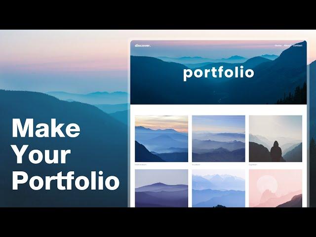 Make a Portfolio Website With WordPress - 2022