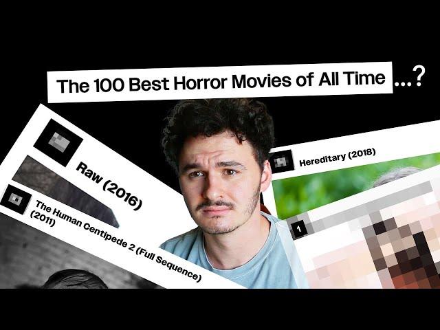 The Best Horror Movies of All Time...?