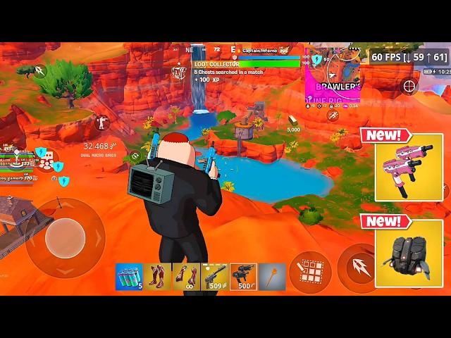 Samsung S23 Ultra 60 FPS Fortnite Mobile Gameplay *54 Elimination Chatper 5 "Zero Build" New Update*