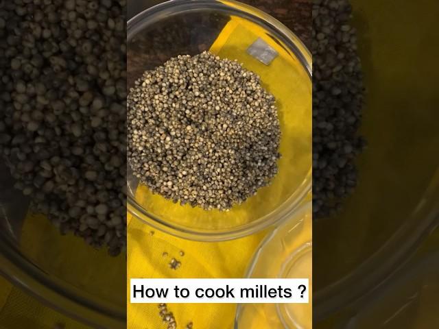 How to Cook Millets ? Bajra | Pear Millet #recipe #food #cooking #millets #bajra #pearl #renudalal