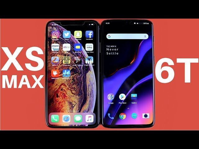 iPhone XS Max vs OnePlus 6T Speed Test!