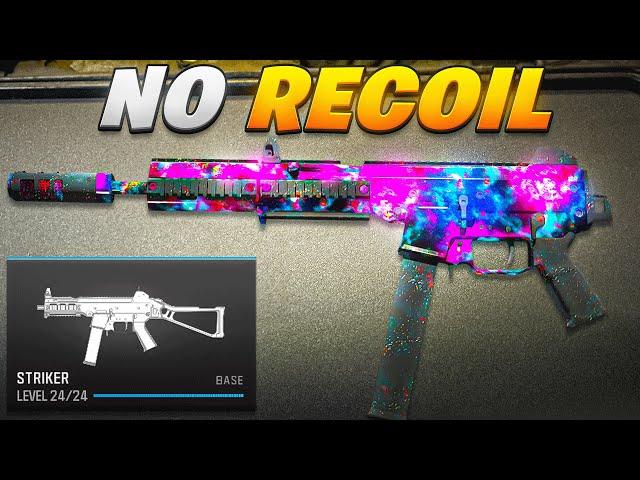 new *NO RECOIL* STRIKER LOADOUT in WARZONE 3!  (Best STRIKER Class Setup) - MW3