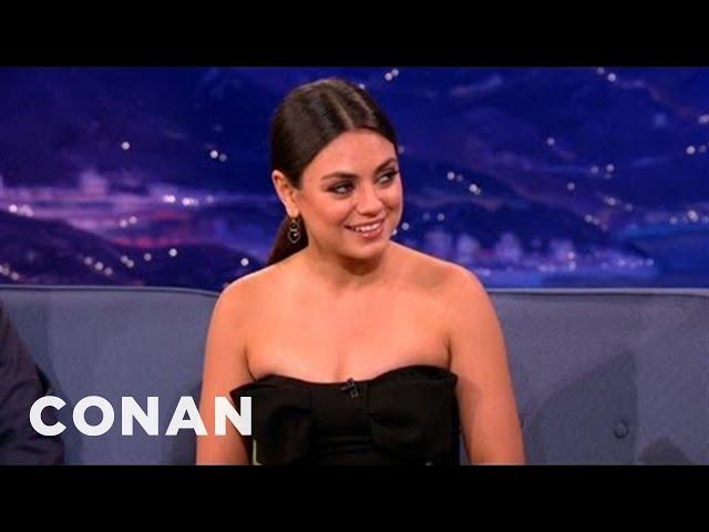 Mila Kunis Thinks Russian Sounds Like Klingon | CONAN on TBS