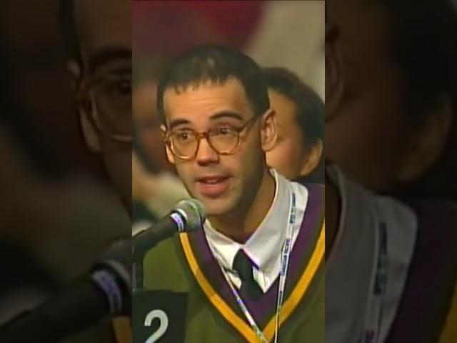 Nardwuar's question to Canadian Prime Minister Chretien led to the "pepper" answer! #1997 #nardwuar