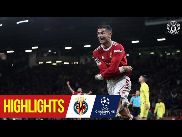 Ronaldo scores last gasp winner after Telles stunner | Manchester United 2-1 Villarreal | UCL