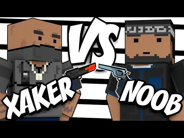 ХАКЕР ПРОТИВ НУБА В БЛОК СТРАЙК |  XAKER VS NOOB BLOCK STRIKE