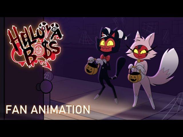 Trick or Treat with M&M \\ HELLUVA BOSS FAN ANIMATION