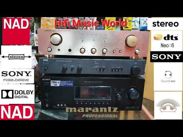 Sony STR-DG500 6.1 Multi Channel AV Receiver NAD-310 Stereo integrated amplifier