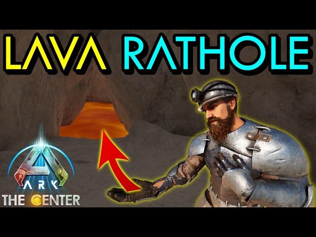 How to Survive in the Lava and Claim this Rat Hole! - ARK: Survival Ascended