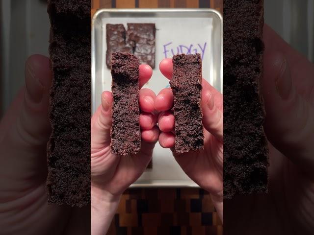 The Difference Between Fudgy vs Cakey vs Chewy Brownies #baking #brownie