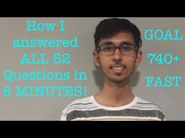 SAT Reading Tips: How I Answered All 52 Reading Questions in 8 MINUTES