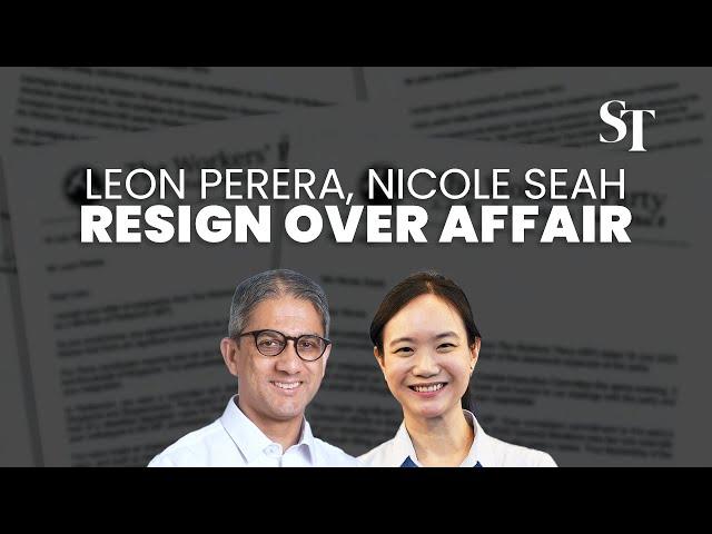 WP’s Leon Perera, Nicole Seah resign over extramarital affair