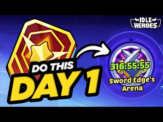 Idle Heroes - DAY 1 Tips for Swords Edge's Arena!!!