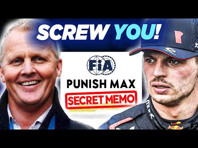 UNBELIEVABLE FIA Statement Exposes Anti-Verstappen BIAS!