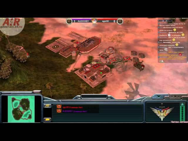 Generals zero hour : CrYsiS Battle v3.0 - sgor00 vs ALEXXXEY.UA