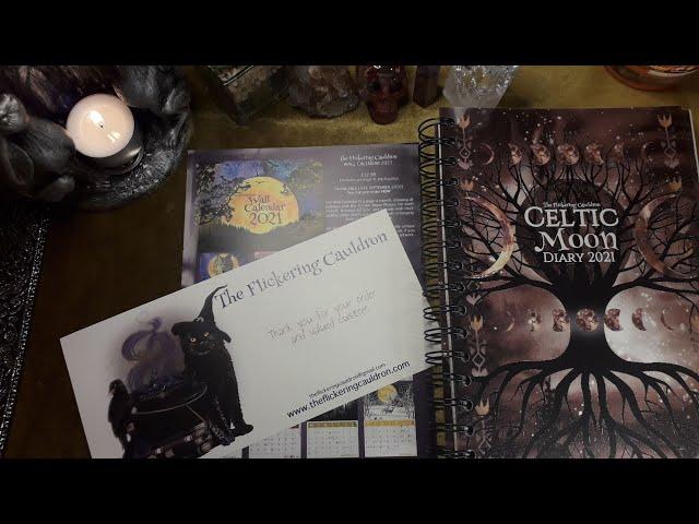 the Celtic Moon Diary 2021 & other goodies from Flickering Cauldron