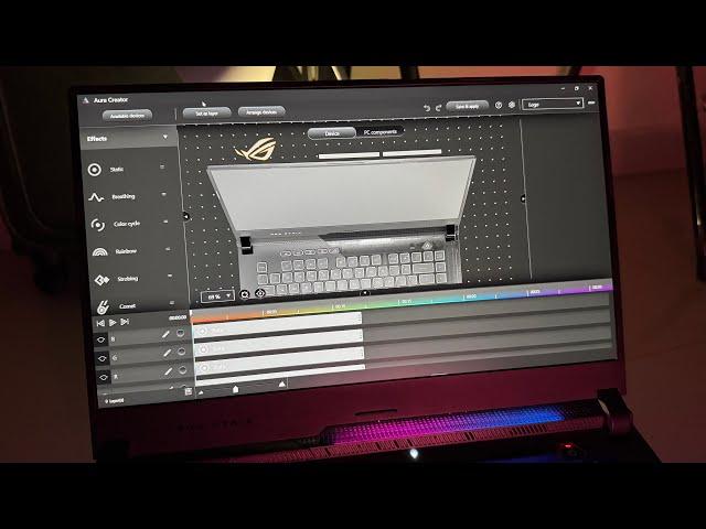 How to Use Aura Creator in ROG Gaming Laptop?