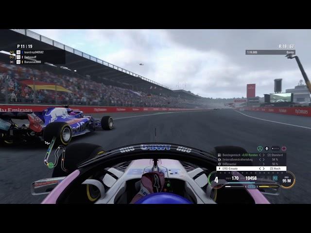 F1 Onlineliga - Deltawuff | Highlights | PS4 | Sim1| Deutschland GP | Race 1/11 vom 10.03.2019