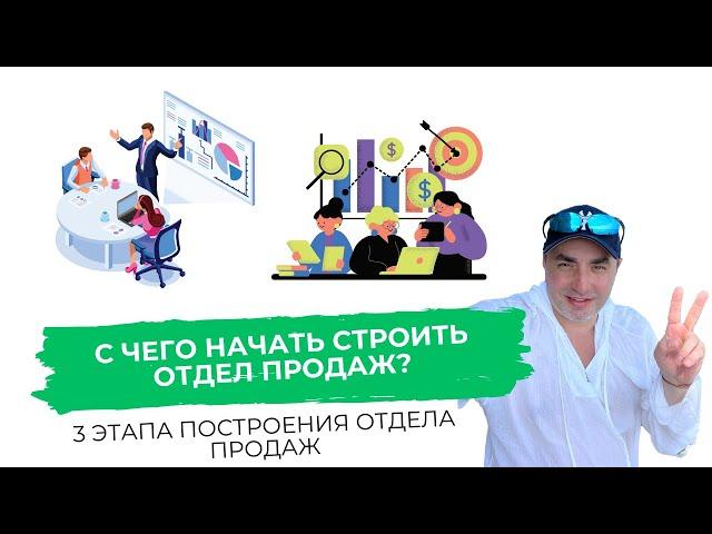 С чего начать строить отдел продаж. 3 этапа построения отдела продаж| Александр Гич