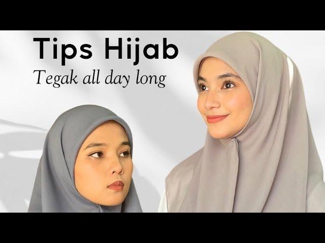 Tips Hijab Tegak all day long  #trending #hijab #fashion #viral