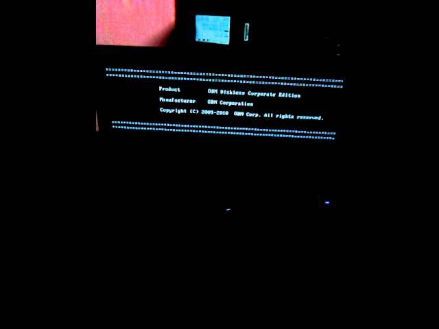 OBM Diskless Win7 Test booting