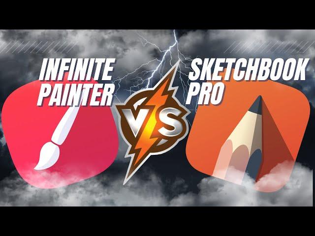 Samsung Galaxy Tab S7 | Infinite Painter vs Sketchbook Pro