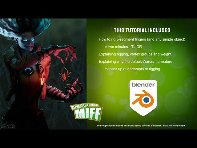 Warcraft art with Blender 04: Custom Rigging