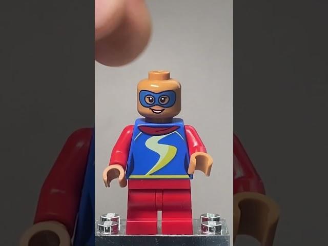 LEGO Minifigure MS. Marvel. Super Heroes. #lego #legos #marvel  #legomarvel #minifigures #svyat