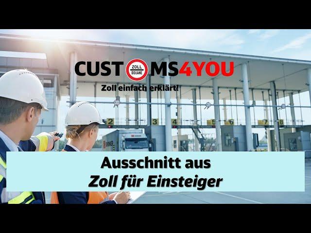 Ausschnitt aus dem Kurs Zoll für Einsteiger mit Head of Customs Österreich - Florian Heidfogel