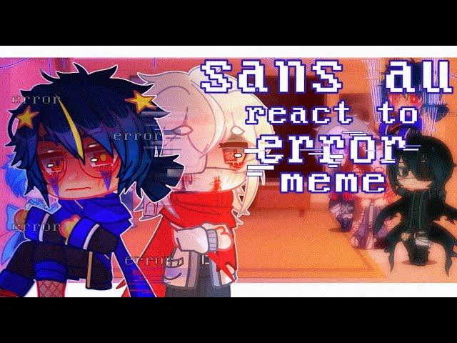 Sans au react to Bad Guys meme || ENG|RUS || part 2: Error || credit is the description ||