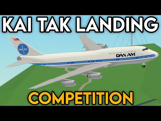 Kai Tak Landing Competition in PTFS (Tokyo Haneda)