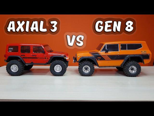 Новый AXIAL SCX10 III против REDCAT GEN 8 ... Сравнительный тест внедорожников 4x4