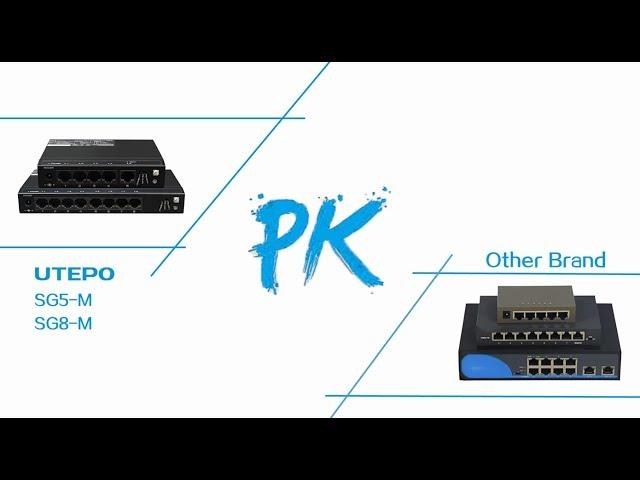 UTEPO P Series Anti-surge Gigabit Switches