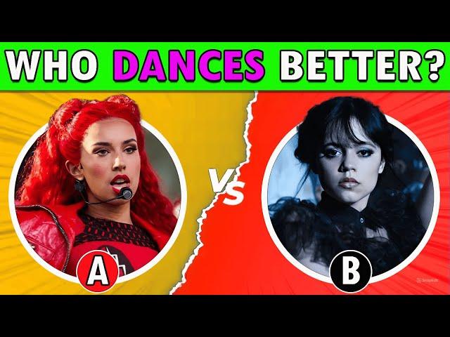 Who Dances Better? RED vs Wednesday Dance Edition ️ Descendants: The Rise Of Red, Wednesday 2