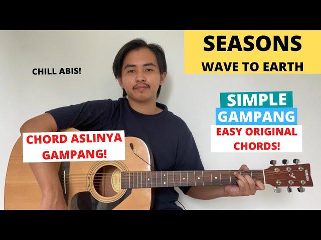 EASY GUITAR CHORDS (Seasons - Wave To Earth) (Guitar Tutorial) VIRAL! Simple!