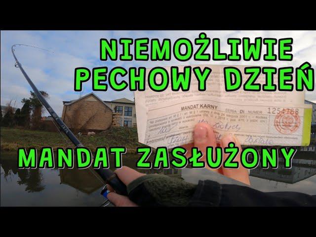 PECHOWY DZIEŃ! MANDAT! Ryby też były.