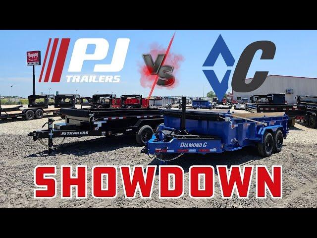 Dump Trailer Showdown! PJ VS Diamond C Dump Trailer Comparison!