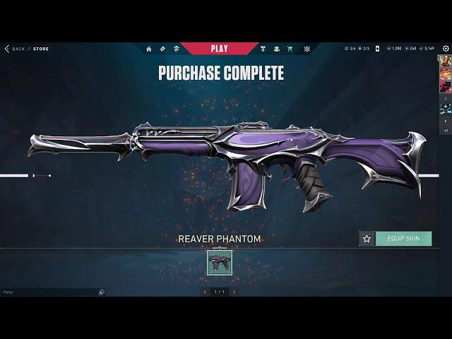 Buying My First Phantom Skin *Reaver Phantom* | Valorant