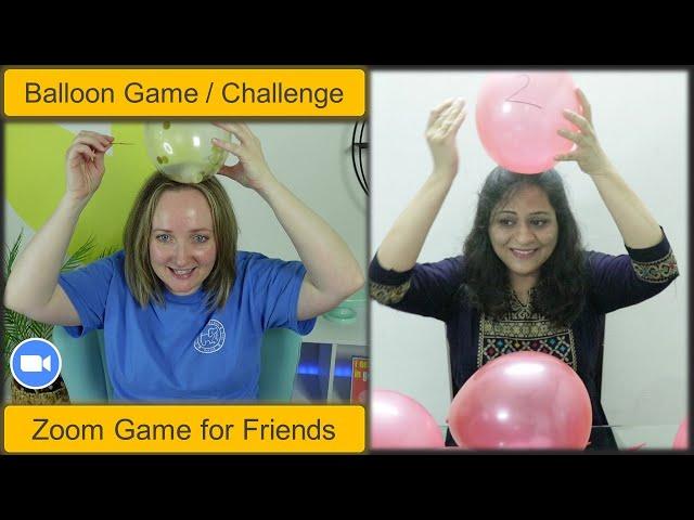 Balloon Game | Fundoor and @ShawnMHowell | Zoom game | Balloon Burst Challenge | Party Game