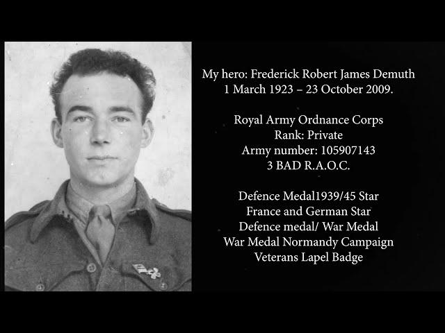 Frederick Robert James Demuth - My Hero